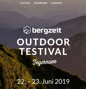 Bergzeit Outdoor Testival Tegernsee 22.-23.06.2019